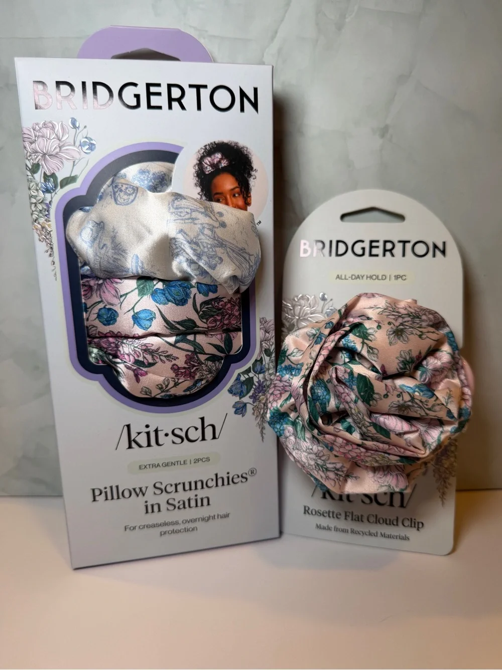 Kitsch x Bridgerton Satin Hair & Sleep Accessories Bundle